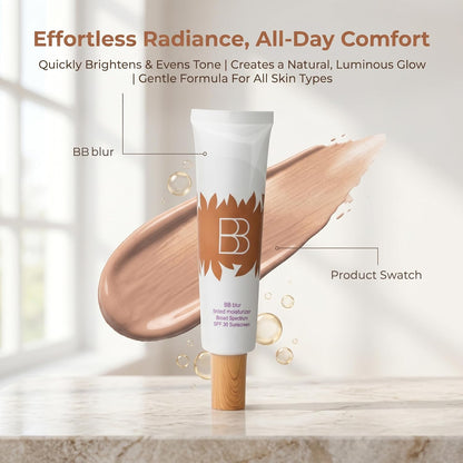 Blur tinted moisturizer SPF 30 - instantly brightens, hydrates & smooths your skin