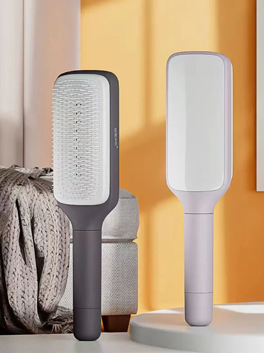 Self-Cleaning Hair Brush — One Twist. Instantly Clean.